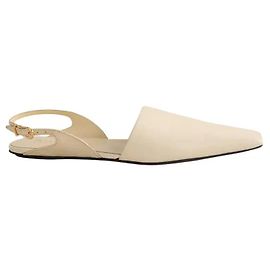 Nanushka leather ballet flats beige Beige