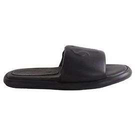 Nanushka Black Leather Sandals Black