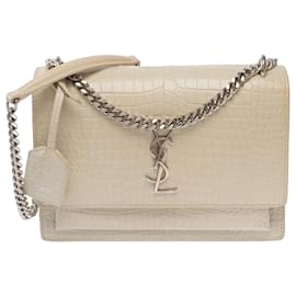 YVES SAINT LAURENT Lederhandtasche Beige - 103693 Beige