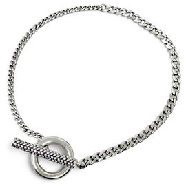 Bottega Veneta Silver Charm Bracelet Silvery