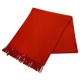 Hermès Hermes 100% Kaschmir Stola Rot Rot
