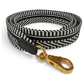 Hermès Hermes Bandoulière Sangle Caval 25mm Shoulder Strap Black White