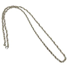 Tiffany & Co Collana Tiffany Vintage Twist Rope Argento D'oro