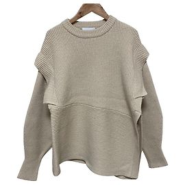 Autre Marque Top de punto 2WAY CLANE Beige