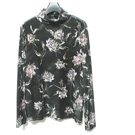 Autre Marque Haut AMERI DRY FLOWER VELOUR Vert Vert foncé