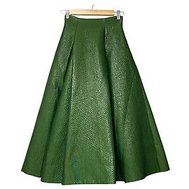 Autre Marque Saia Flare FRAY I.D Lame JQ Verde