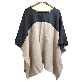 Autre Marque Sofie D'Hoore Poncho Poncho Marrone Beige