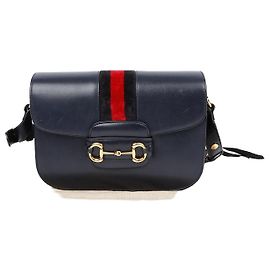 Gucci Borsa a tracolla e spalla Horsebit Medium Nero