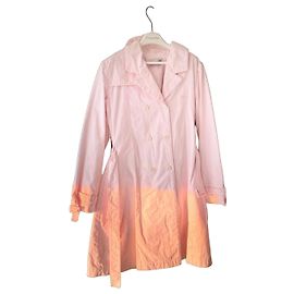 Christian Dior Gabardina de algodón rosa Rosa