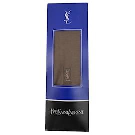 Calze in cotone Yves Saint Laurent Kaki Marrone