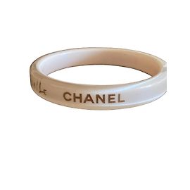 Chanel Mademoiselle Coco bangle bracelet Cream