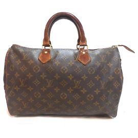 Mala Louis Vuitton Speedy 35 Monogram Marrom