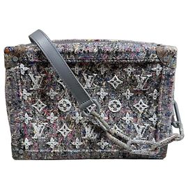 Louis Vuitton Soft Trunk Upcycling Monogram Tweed FW21 Multicolore Gris