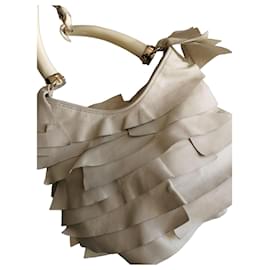 Yves Saint Laurent Muse Two Hobo-Tasche Beige