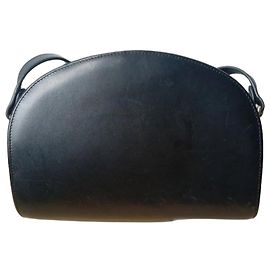 Apc A.P.C. Bolsa Meia Lua em couro Preto