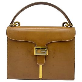 Bolsa Gucci SquareG em couro Marrom