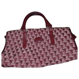Borsa Lanvin in tela monogram e pelle Beige Bordò
