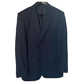 Hugo Boss Selection Super 150 Navy Blue Suit Jacket Dark blue