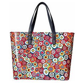 Tory Burch Sac Tote Imprimé Floral Millefiori Multicolore