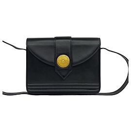Borsa a tracolla in pelle vintage Yves Saint Laurent Nero