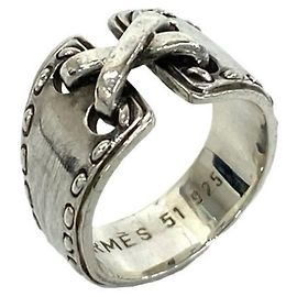 Hermès Hermes Vintage Mexico Silberring Silber