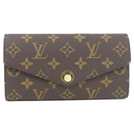 Louis Vuitton Monogram Portefeuille Sarah M60531 Wallet Brown
