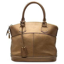 Louis Vuitton Brown Suhali Lockit PM Marron Bronze