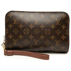 Louis Vuitton Brown Monogram Orsay Castaño