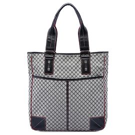 Céline Tote Celine Gray Macadam Canvas Marrone