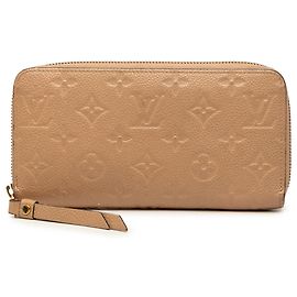 Cartera Zippy Louis Vuitton Beige Monogram Empreinte Beige