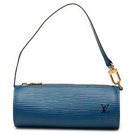 Louis Vuitton Blue Epi Pochette Papillon Bleu
