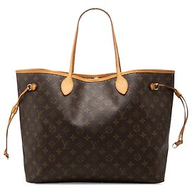 Louis Vuitton Brown Monogram Neverfull GM Marrom