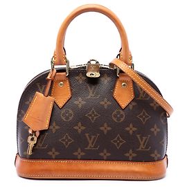 Louis Vuitton Brown Monogram Alma BB Marrom