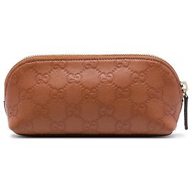 Pouch Gucci Brown Guccissima Marrone