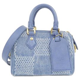 Borsa Louis Vuitton Damier Denim Blu