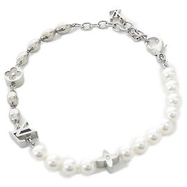 Pulsera Charm Pearl Fusion Louis Vuitton Blanco