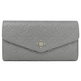 Louis Vuitton Monogram Empreinte Portefeuille Sarah M12172 Wallet Metallic