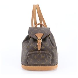 Louis Vuitton Monogram Mini Montsouris Rucksack Braun