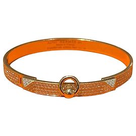 Bracciale Hermès in oro rosa e diamanti D'oro