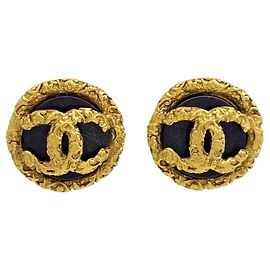 Chanel Gold Clip Earrings Golden
