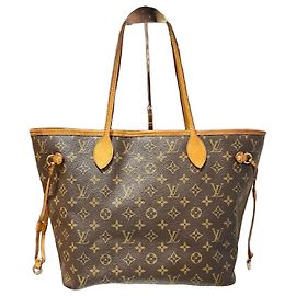 Louis Vuitton Neverfull MM Monogram Canvas Marrom Monograma