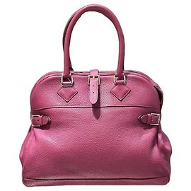 Bolsa de mão Hermès Atlas 35 em couro rosa Rosa