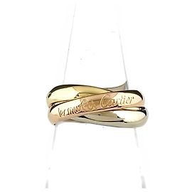 Anello Cartier Trinity in oro 18K rosa bianco e giallo Altro