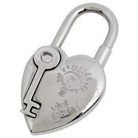 Hermès Hermes Bag Charm Viviride Heart Pendant Argento
