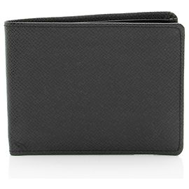Carteira Multiple em couro Taiga Louis Vuitton Preto