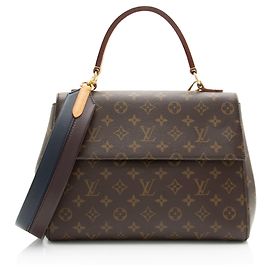 Bolsa Satchel Cluny MM em canvas Monogram Louis Vuitton Marrom