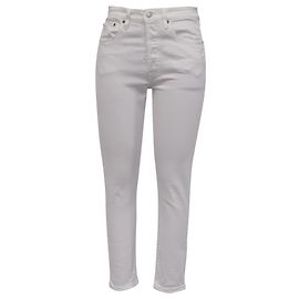 Vaqueros Levi's Slim-Fit Cropped en algodón blanco Blanco Crudo