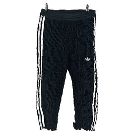 Adidas x Mia Marquez Capri Leggings mit Volants Schwarz Schwarz