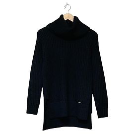 Ralph Lauren Polo Sport Pullover de malha grossa com gola alta Preto