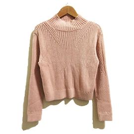 Autre Marque Top de punto de algodón y seda Hammock FOXEY Rosa